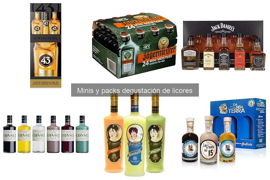 Descubre los Mejores Minis y Packs de Degustación de Licores