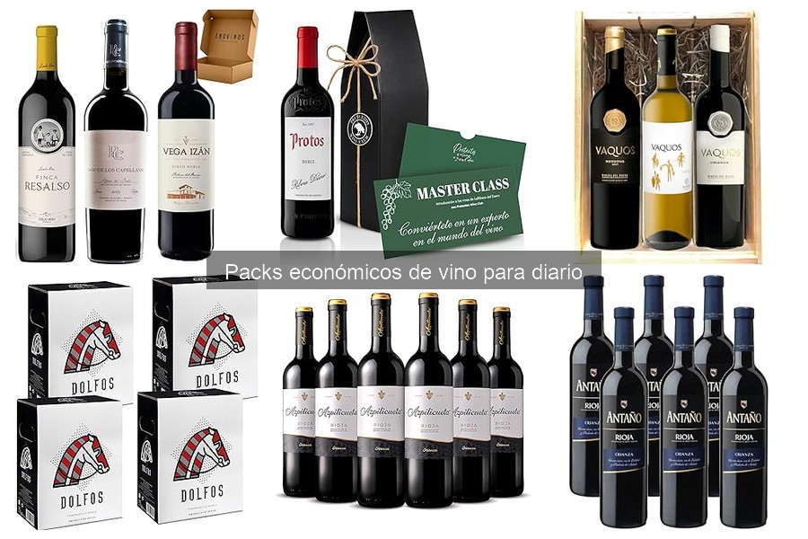 Descubre los tipos de vino en packs económicos