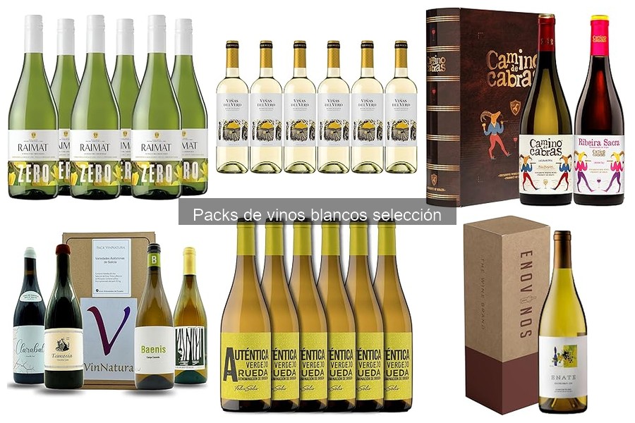 Descubre los vinos en un pack de selección de blancos