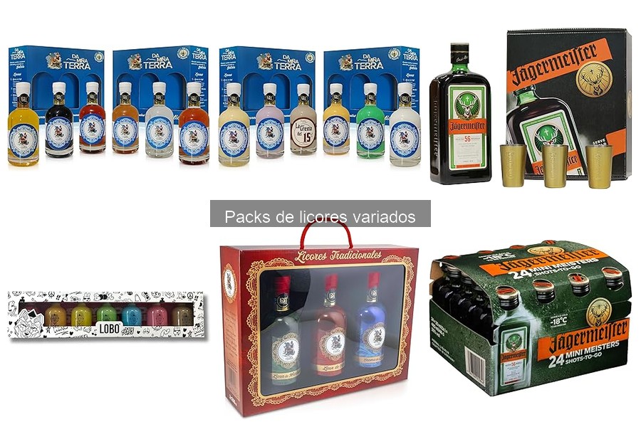 Descubre qué son los packs de licores variados