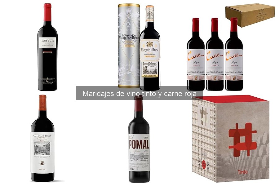 Diferencias entre Vino Tinto Joven y Reserva con Carne Roja