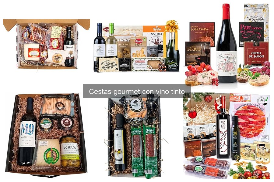 Disfruta del vino tinto en cestas gourmet: consejos y maridajes
