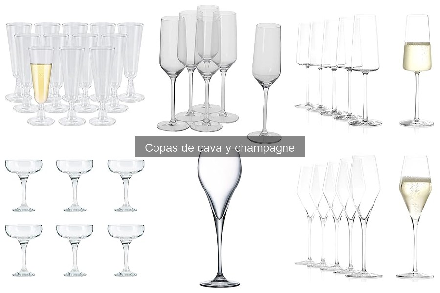Dónde comprar copas de cava y champagne: mejores opciones