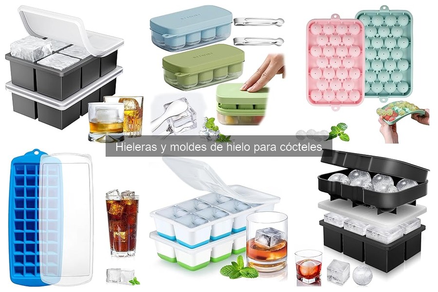 Dónde comprar hieleras y moldes de hielo para cócteles