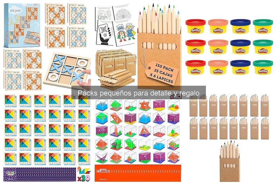Dónde comprar packs pequeños para regalo a buen precio