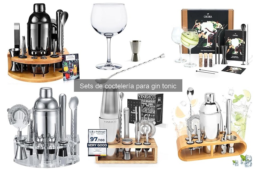 Dónde comprar sets de coctelería para gin tonic: mejores opciones