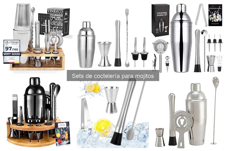Dónde comprar sets de coctelería para mojitos: Mejores opciones