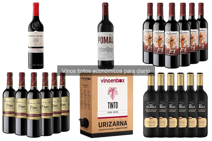 Efectos del consumo de vinos tintos económicos pasados