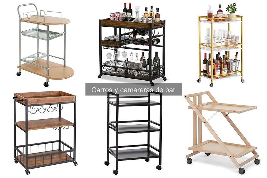 Elige el carro de bar ideal para tu hogar