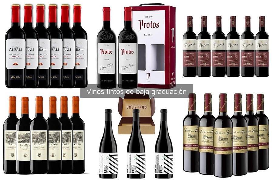 Eventos y catas de vinos tintos de baja graduación