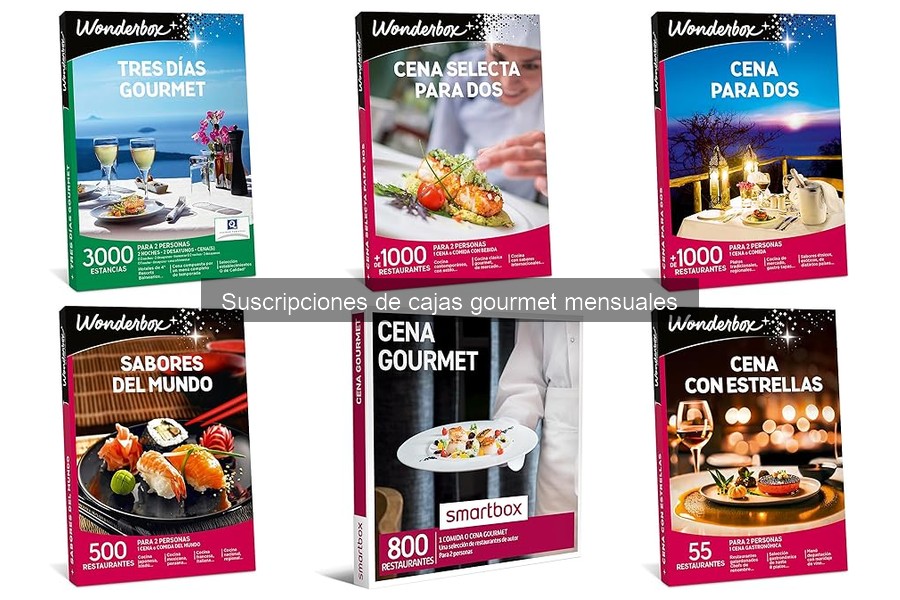 Frecuencia de envío de cajas gourmet mensuales: ¿qué esperar?