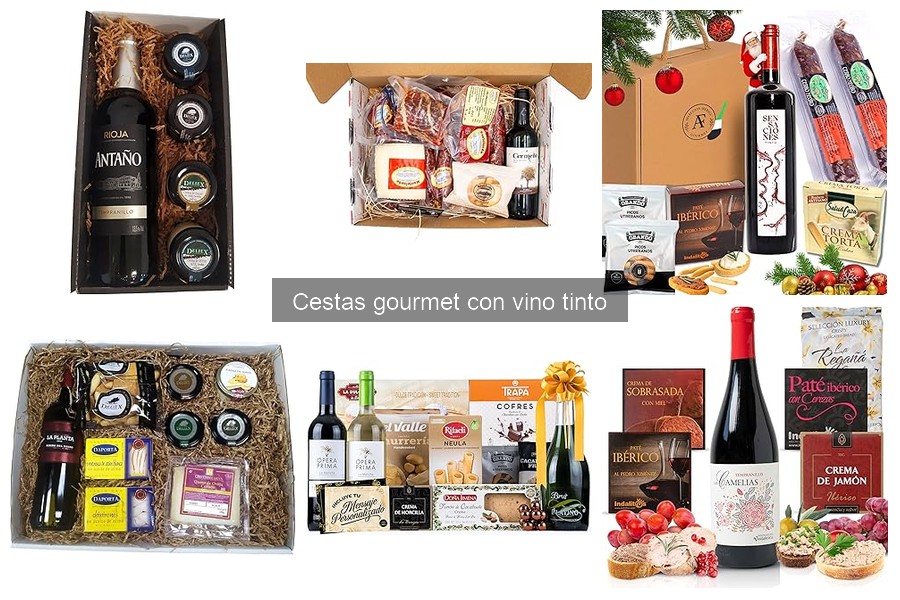** Guía para Elegir la Mejor Cesta Gourmet con Vino Tinto