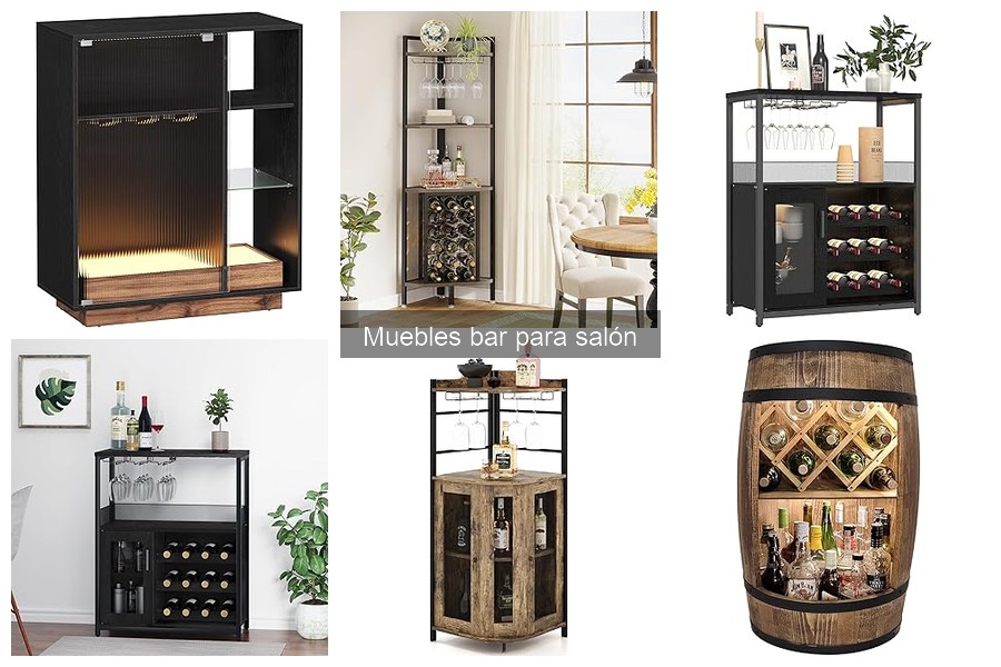 Ideas creativas para decorar con un mueble bar en el salón