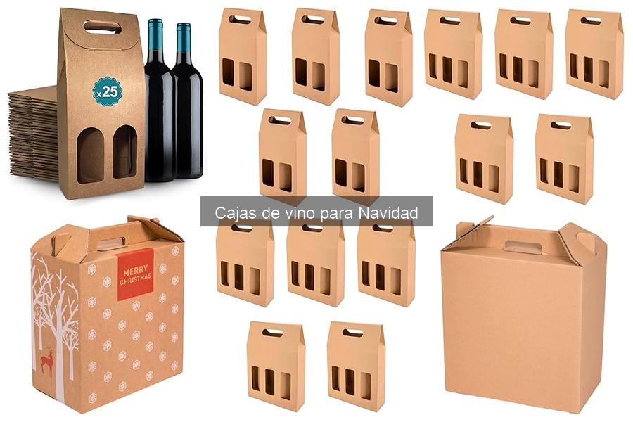 Ideas creativas para personalizar cajas de vino en Navidad