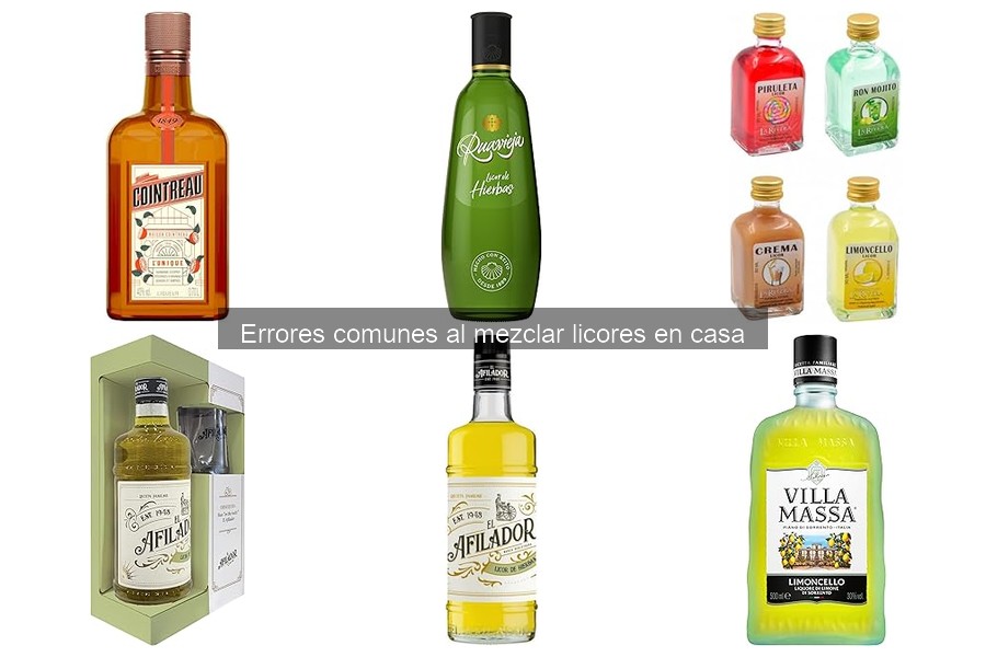 Ingredientes Esenciales para Mezclar Licores en Casa
