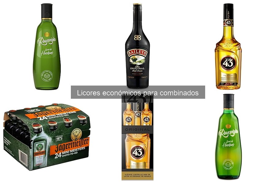 Las mejores combinaciones de licores económicos para cocteles