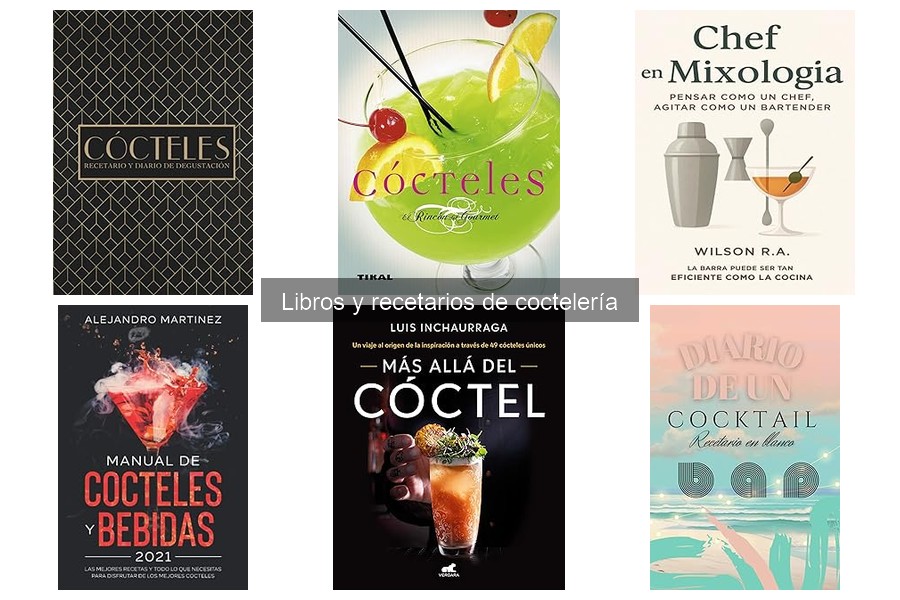 Libros de coctelería recomendados por expertos del sector