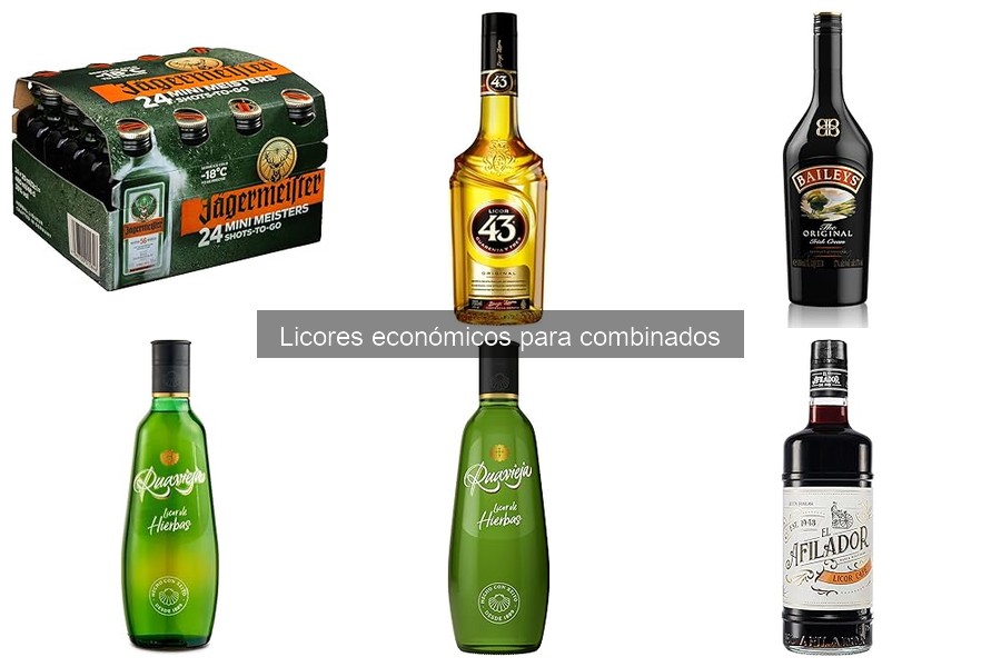Licores económicos que saben igual que los caros
