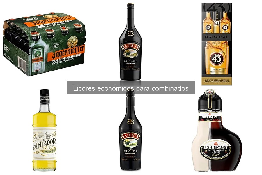 Licores económicos: ¿Son de buena calidad para combinados?