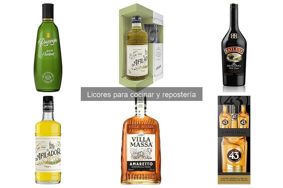 Licores en repostería: ¿Mejor jóvenes o envejecidos?