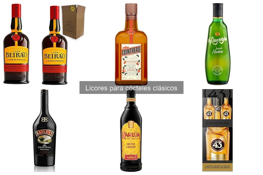 Licores más versátiles para cócteles caseros