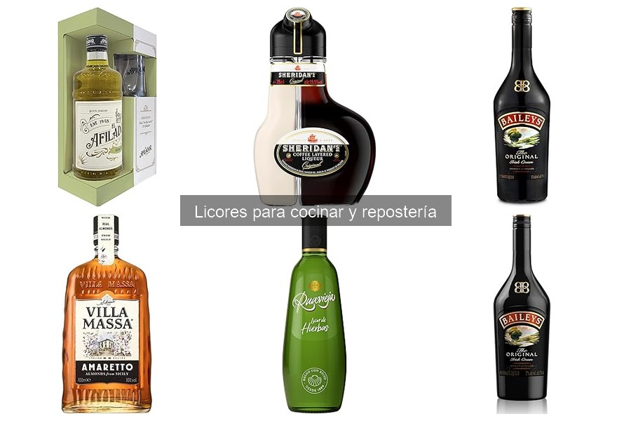 Licores recomendados para postres deliciosos y fáciles