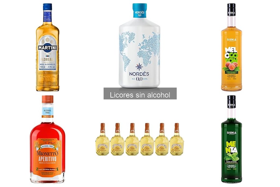 Licores sin alcohol: opciones perfectas para quien no bebe
