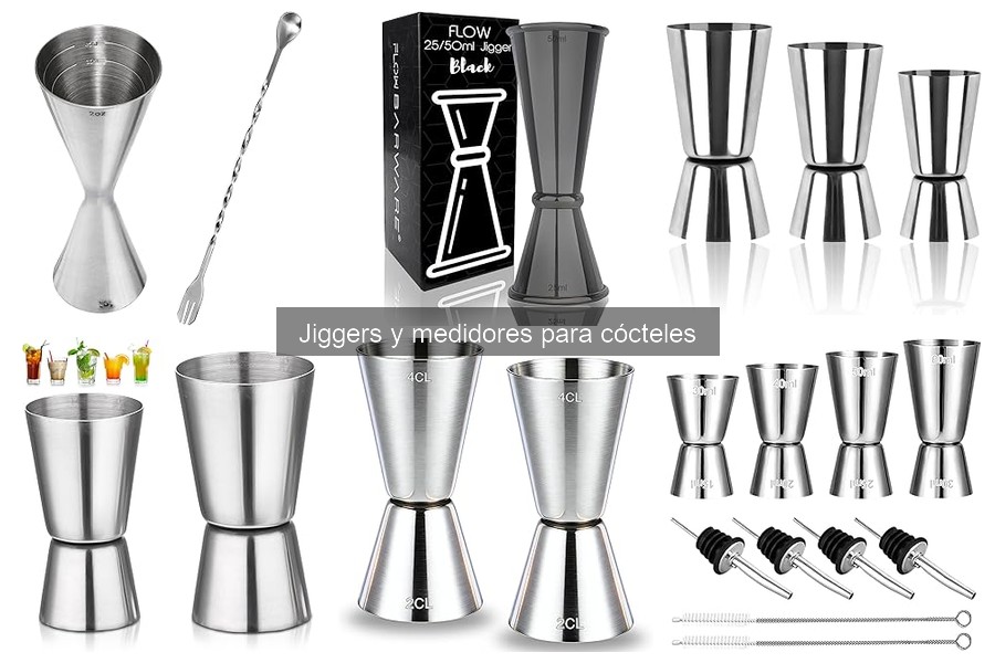 Los jiggers más innovadores para cócteles en casa