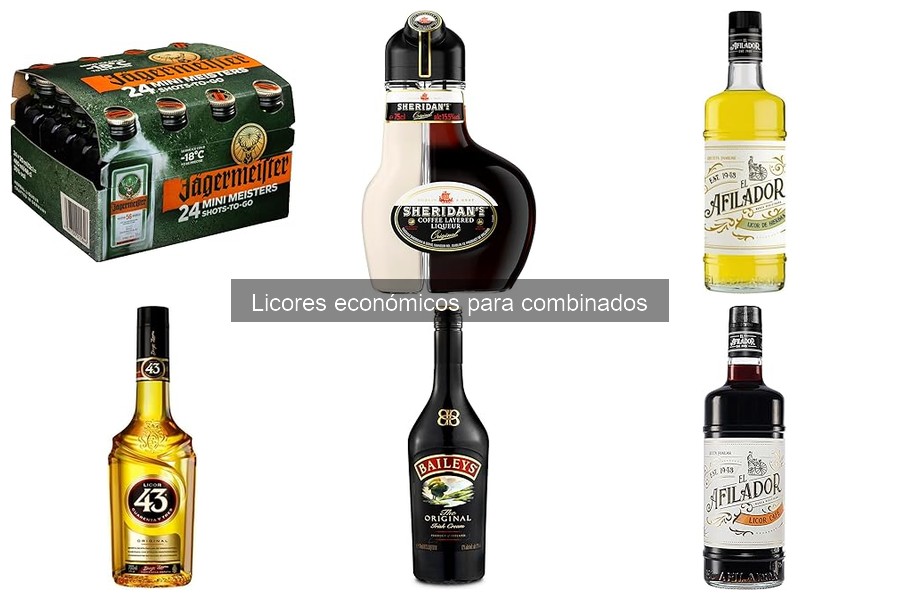 Los licores económicos más populares para combinados