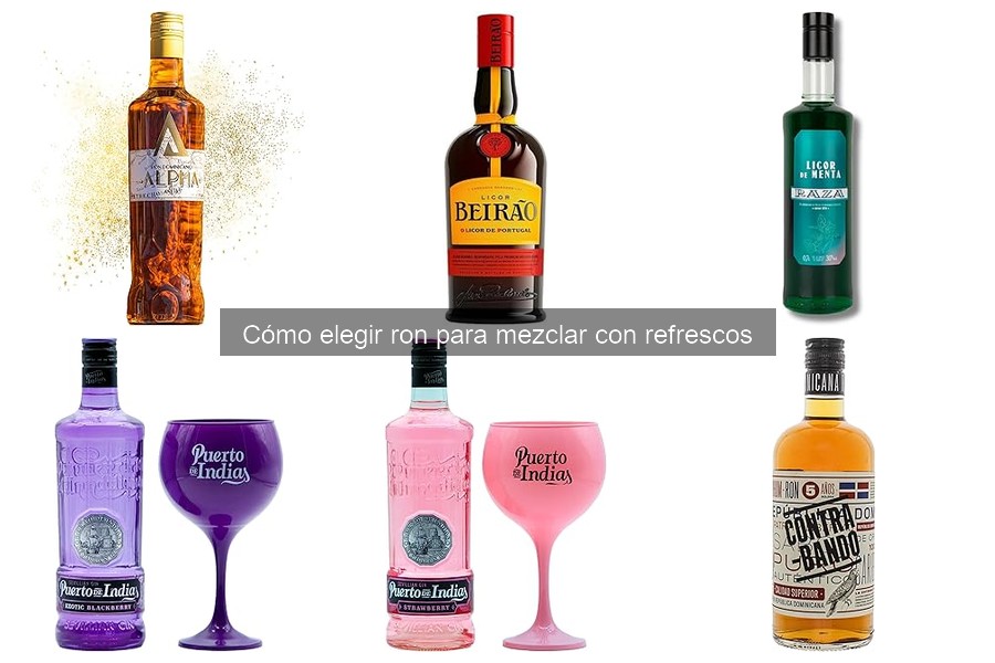 Los mejores refrescos para mezclar con ron