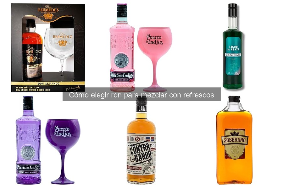 Los mejores rones para mezclar con refrescos