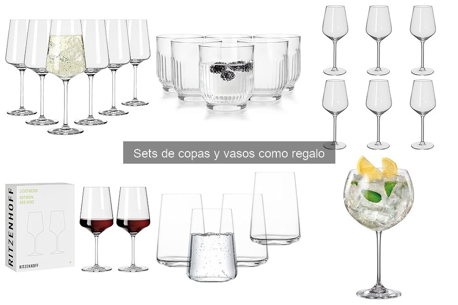 Los Mejores Sets de Copas y Vasos para Regalar