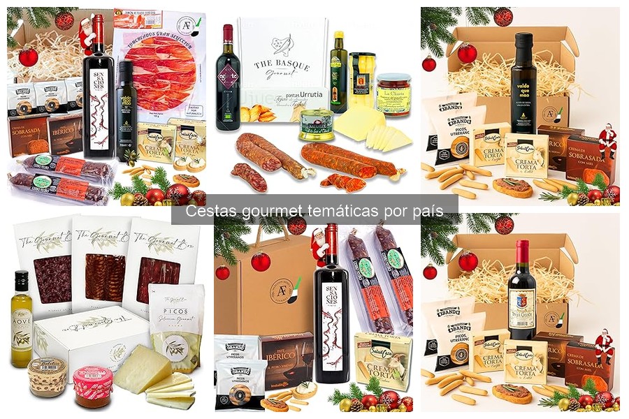 Marcas destacadas en cestas gourmet temáticas para regalar