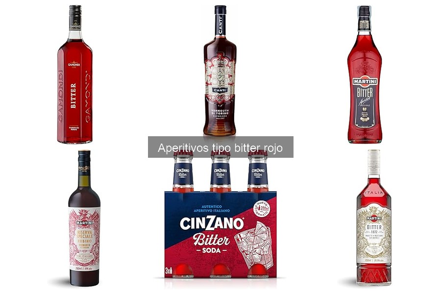 Mejores aperitivos bitter rojo para cócteles en 2023