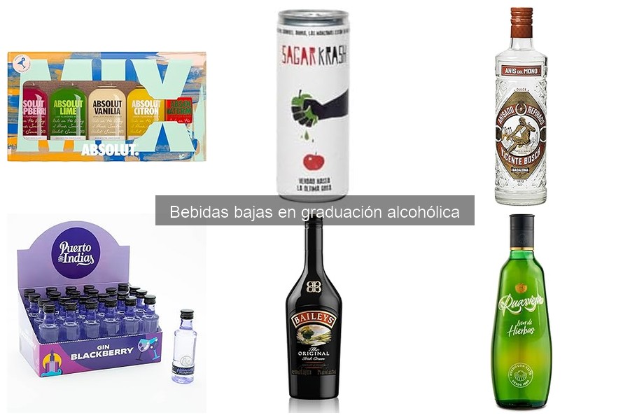 Mejores bebidas bajas en graduación para acompañar comidas