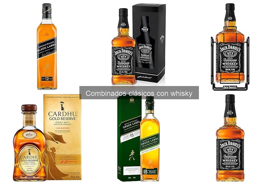 Mejores combinados clásicos con whisky para fiestas