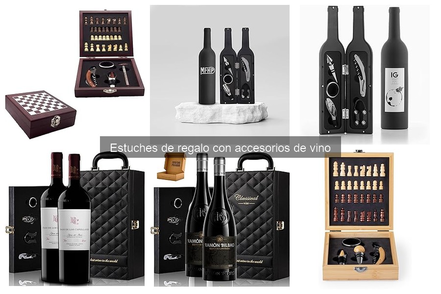 Mejores estuches de regalo con accesorios de vino