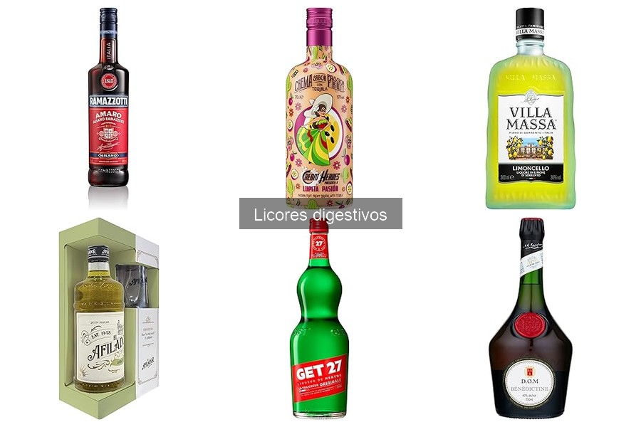 Mejores licores digestivos para disfrutar en casa