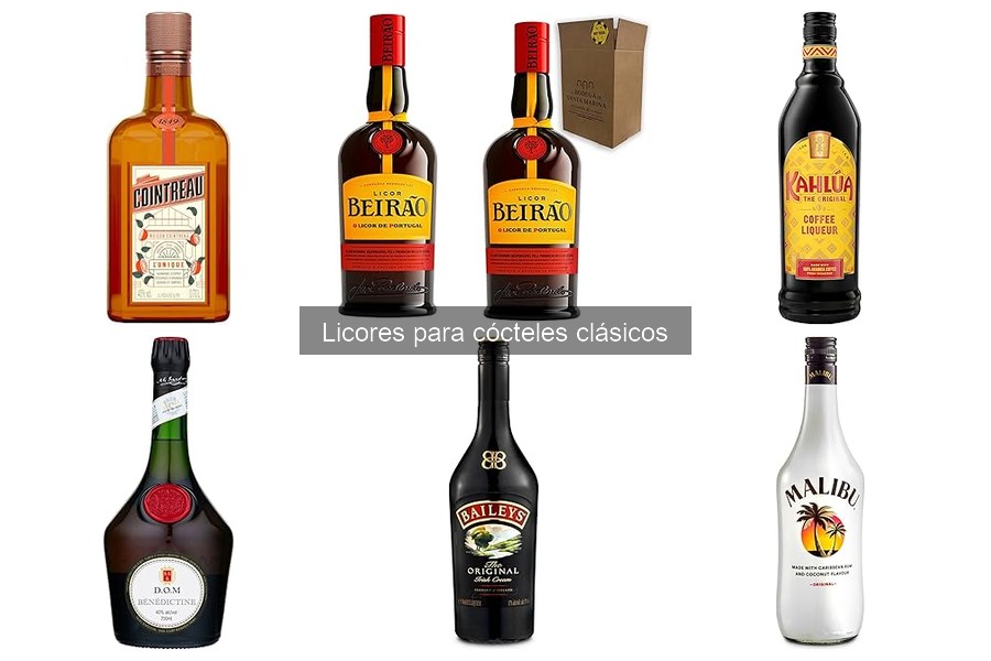 Mejores licores para principiantes en coctelería
