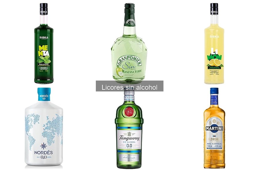 Mejores licores sin alcohol para cócteles en casa