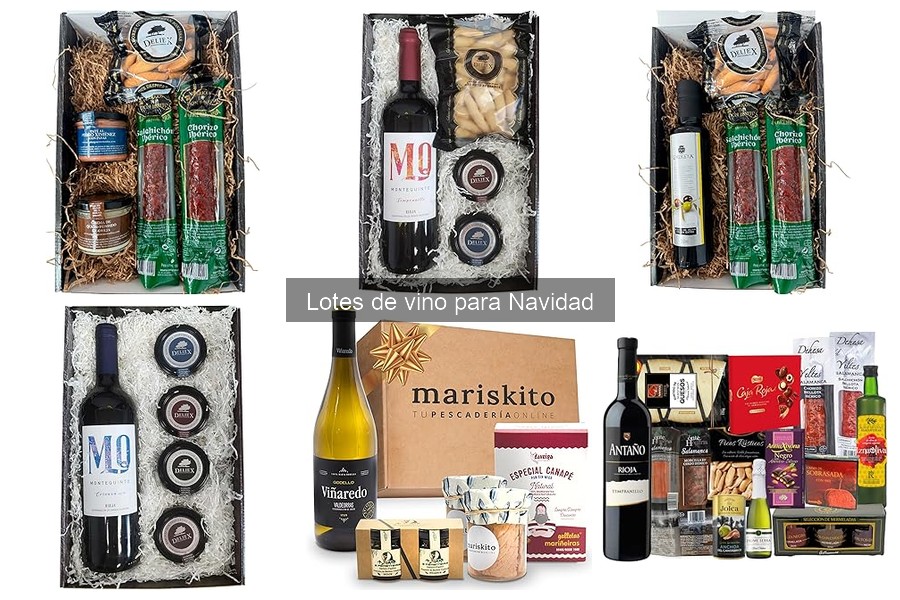 Mejores lotes de vino para regalar en Navidad