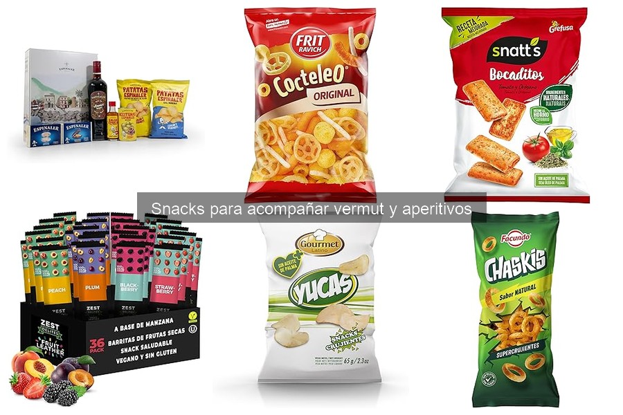 Mejores marcas de snacks para acompañar vermut