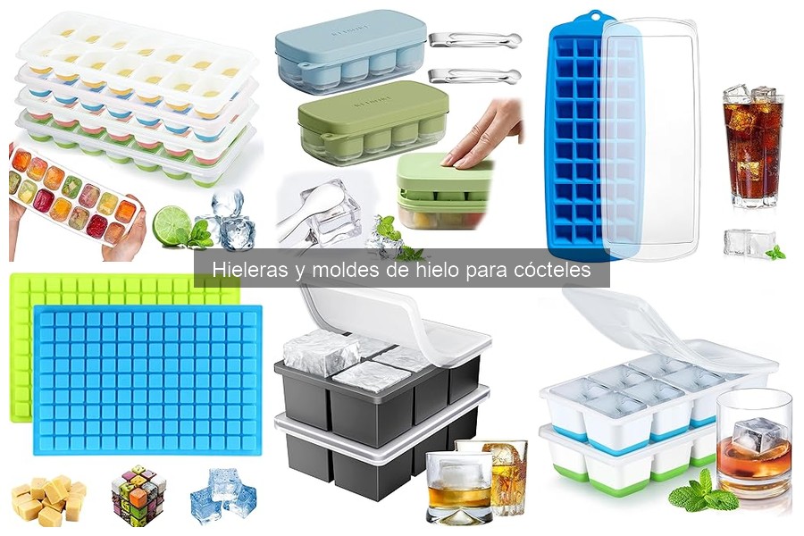 Mejores moldes de hielo para cócteles: compara y elige