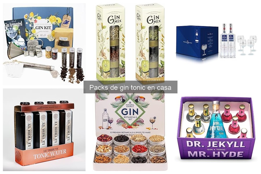 Mejores ofertas de packs de gin tonic en Amazon