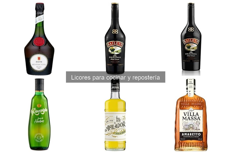 Mejores ofertas en licores para cocinar y repostería