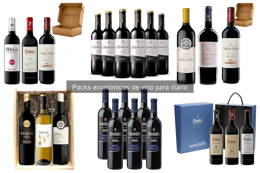 Mejores packs económicos de vino para el día a día