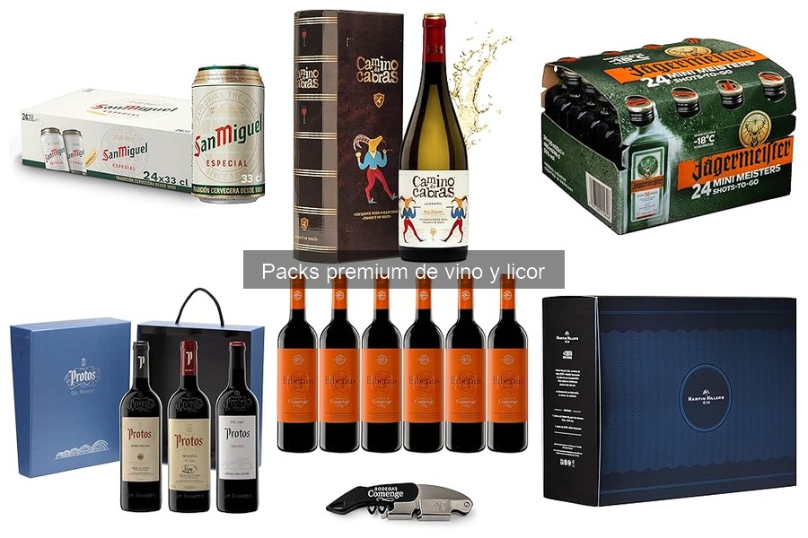 Mejores Packs Premium de Vino y Licor para Celebraciones