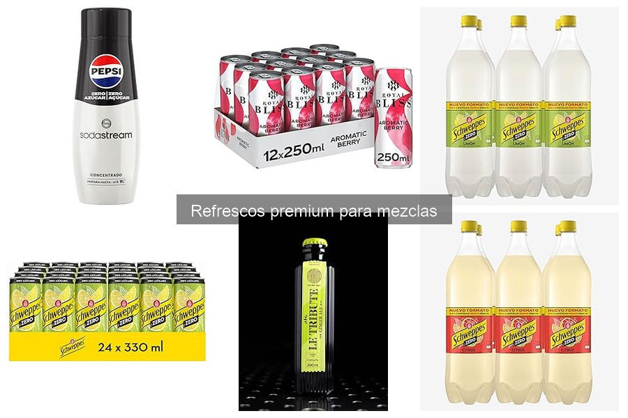 Mejores refrescos premium para gin-tonics en 2023