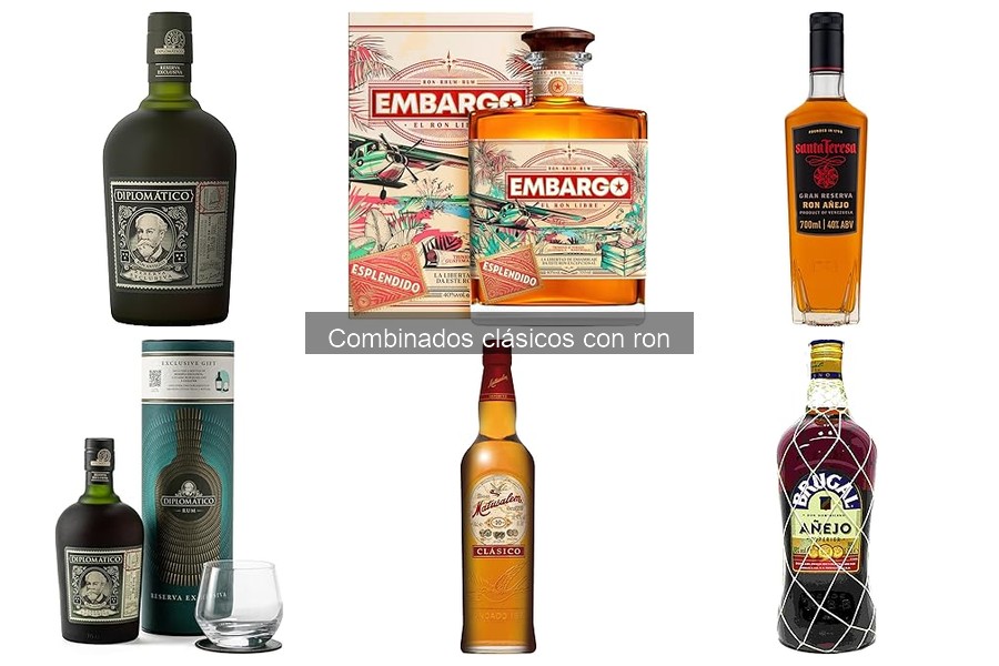 Mejores rones para combinados: comparativa de sabores