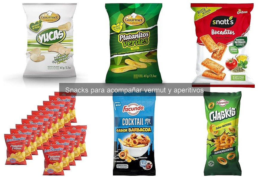 Mejores snacks para acompañar tu cata de vermut